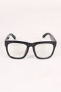 Thick Frame Clear Lenses Wayfarer Glasses