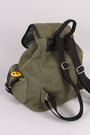 Multi Patches Canvas Drawstring Backpack - NoveltyOne