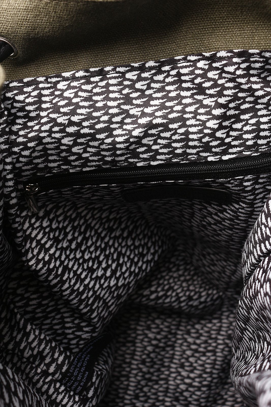 Multi Patches Canvas Drawstring Backpack - NoveltyOne