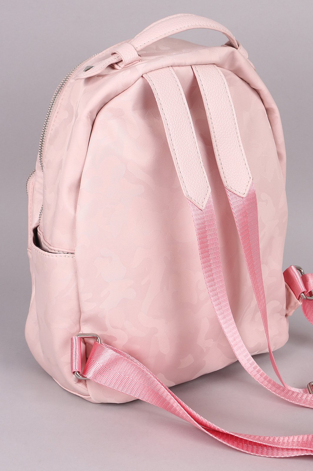 Textured Camouflage Studded Backpack