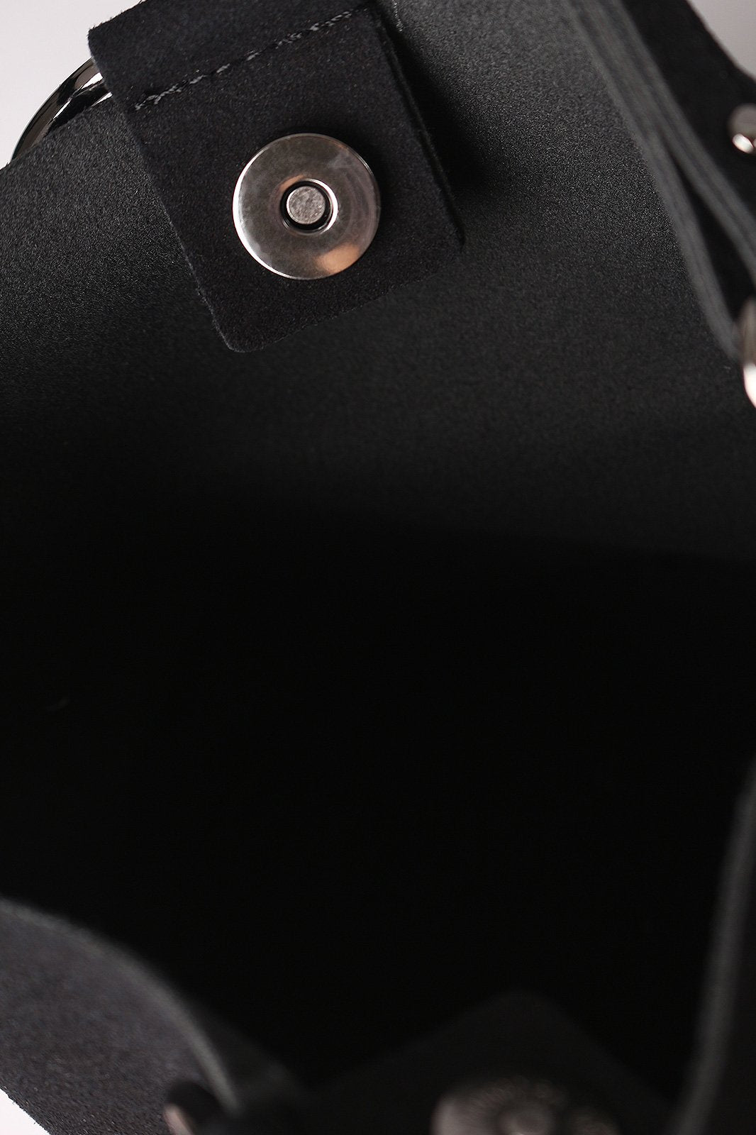 Vegan Nubuck Hoop Accent Crossbody Bag