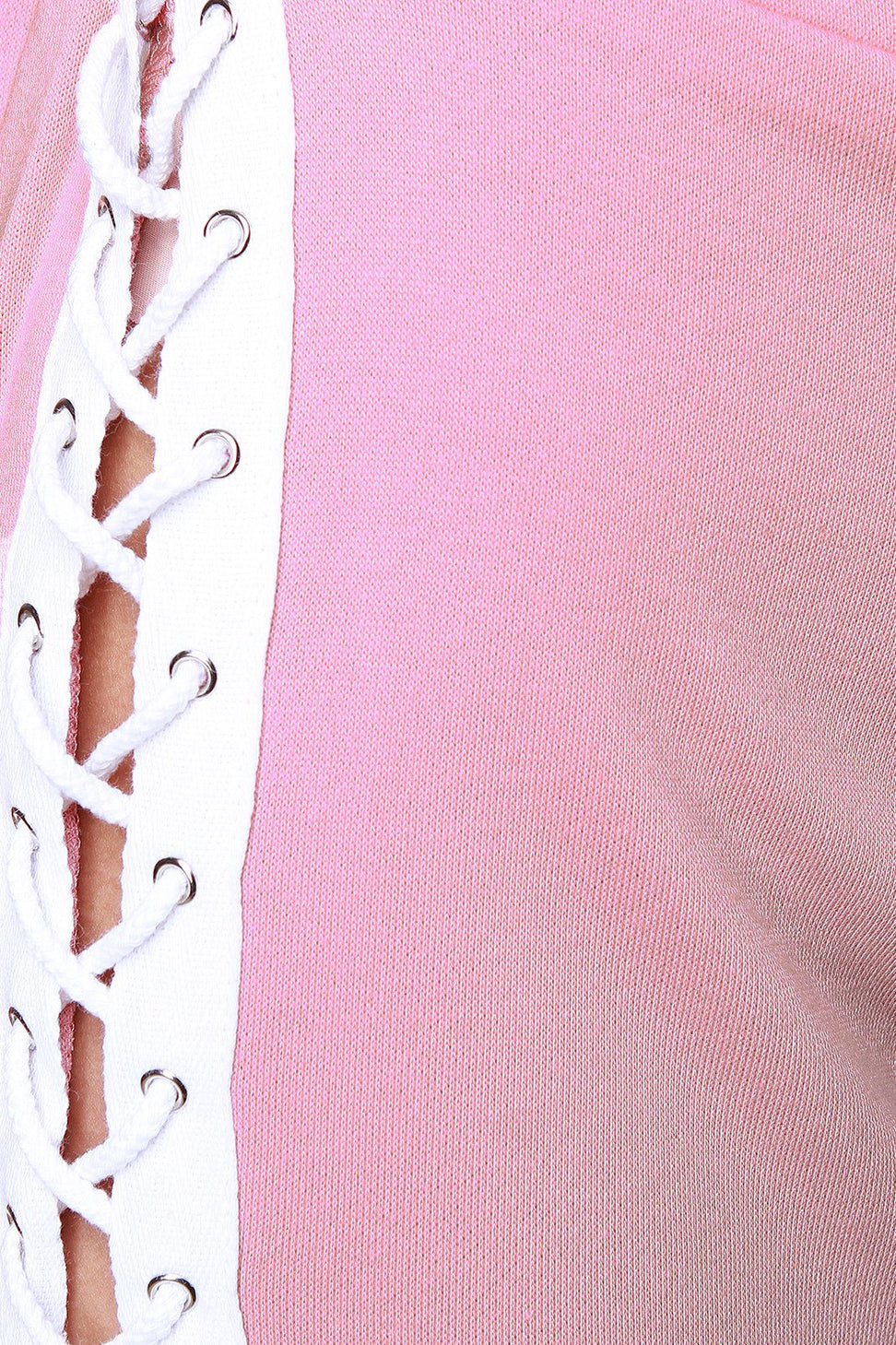 Contrast Side Lace Up Shorts