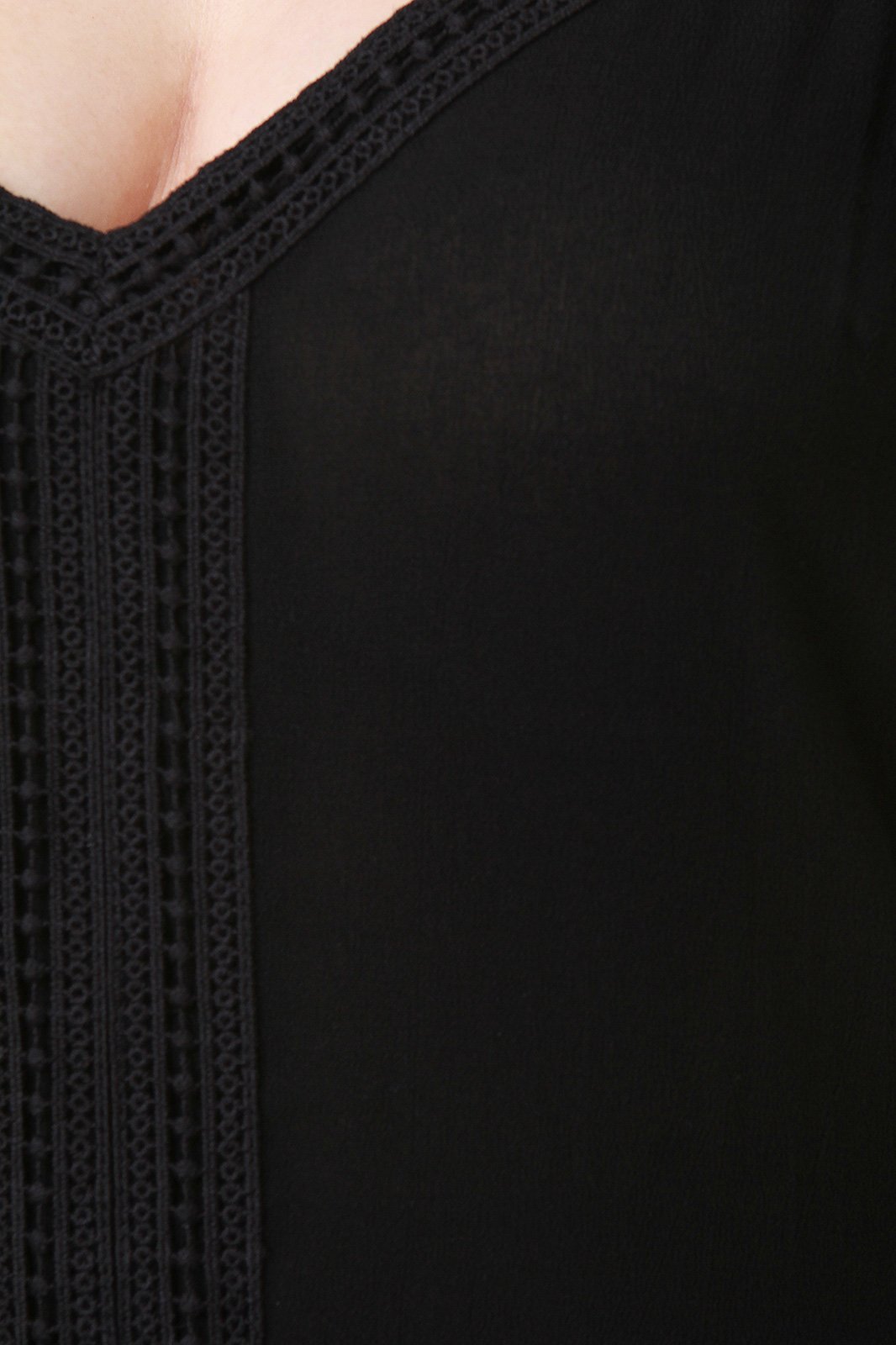 Cold Shoulder Crisscross Back Crochet Slit Maxi Top