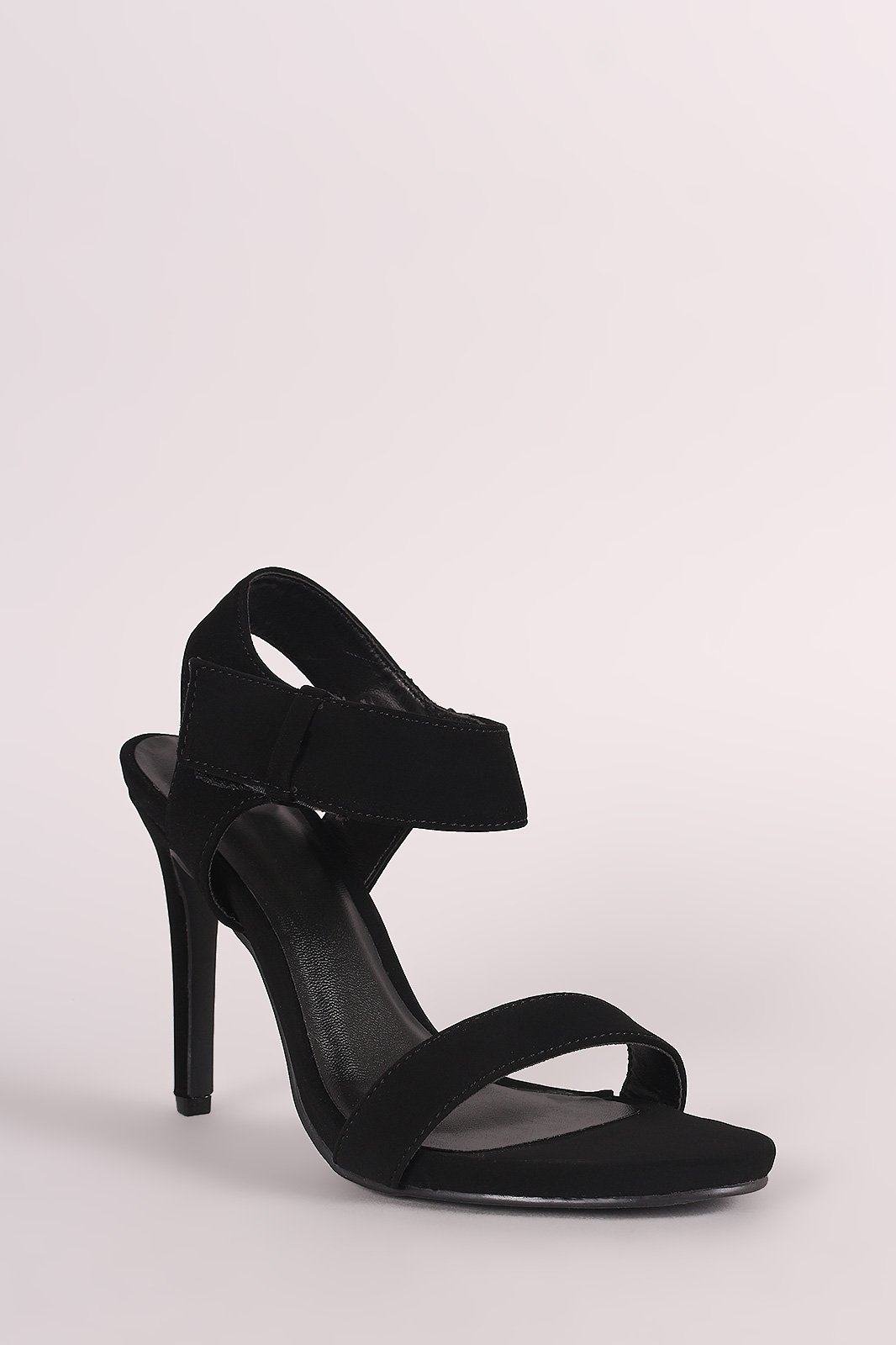 Anne Michelle Ankle Strap Open Toe Heel