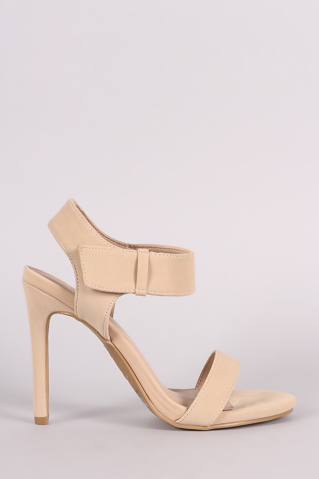 Anne Michelle Ankle Strap Open Toe Heel