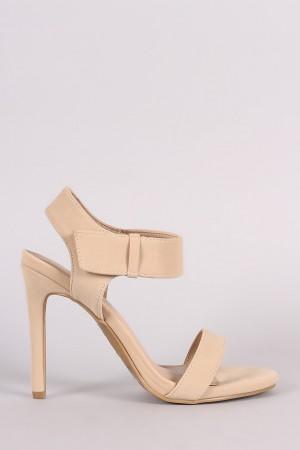 Anne Michelle Ankle Strap Open Toe Heel