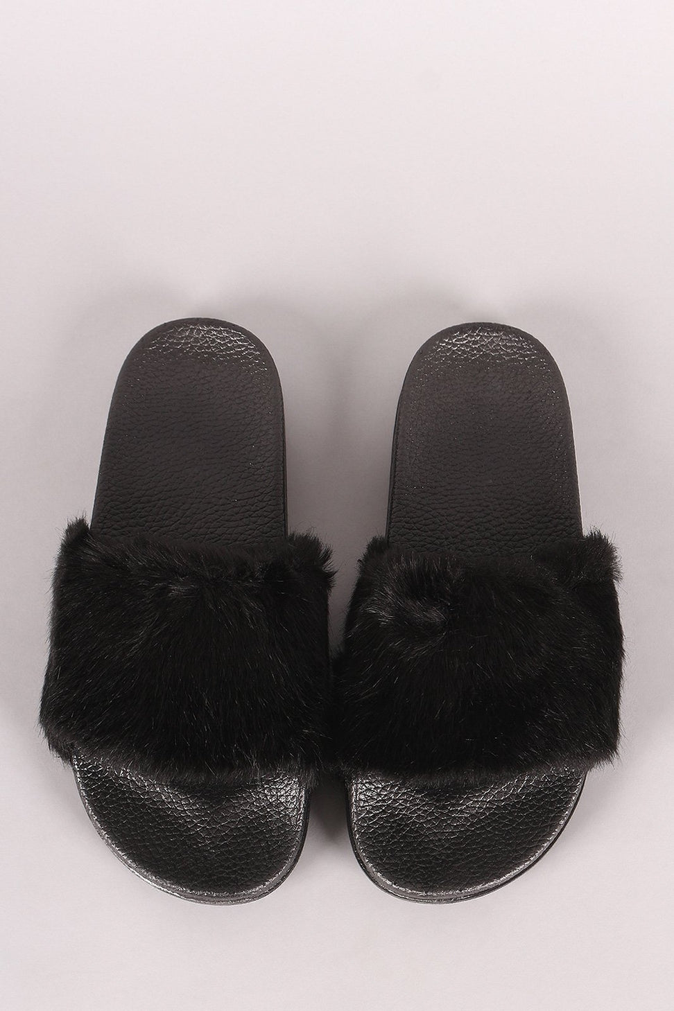 Soft Faux Fur Slide Sandal