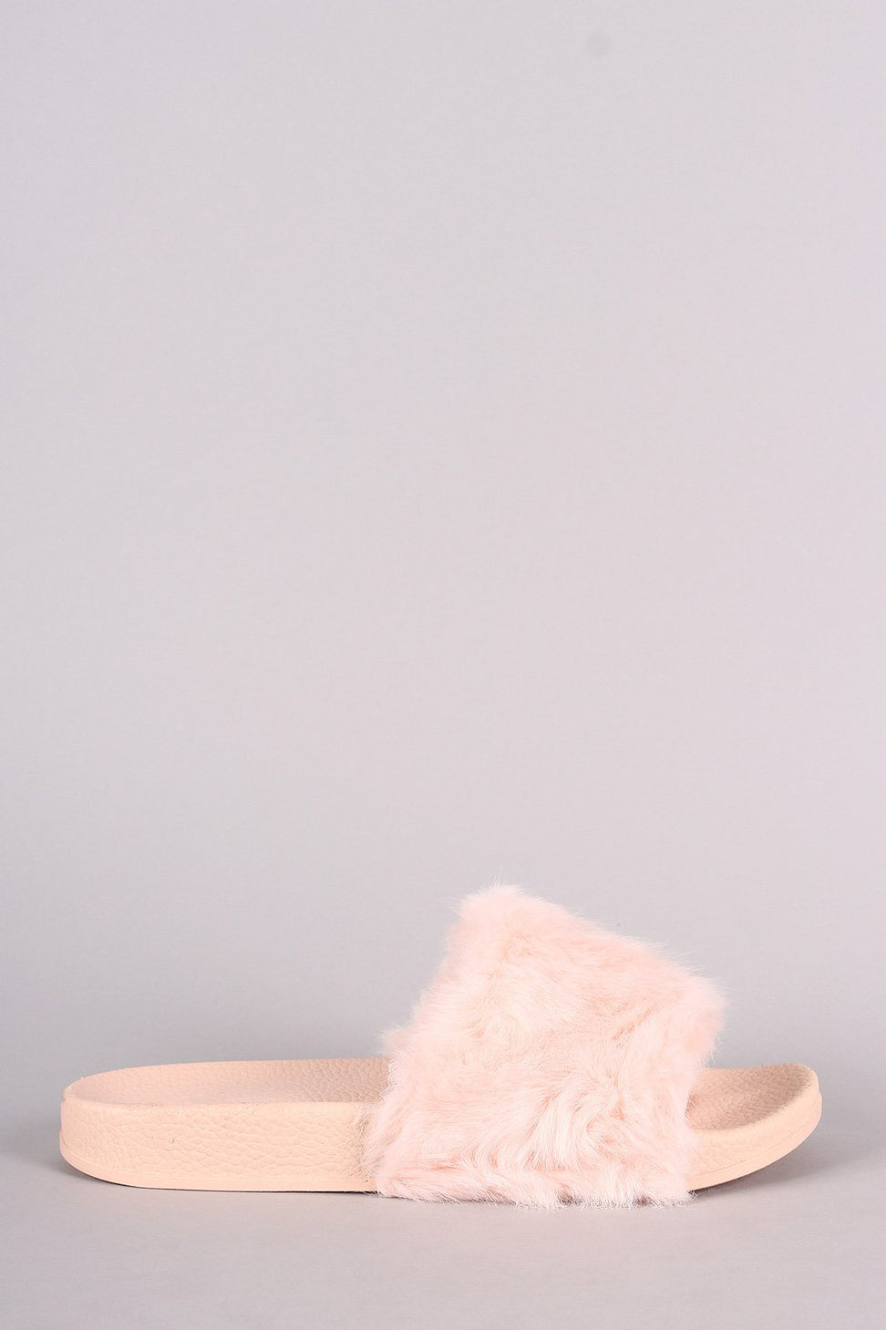 Soft Faux Fur Slide Sandal