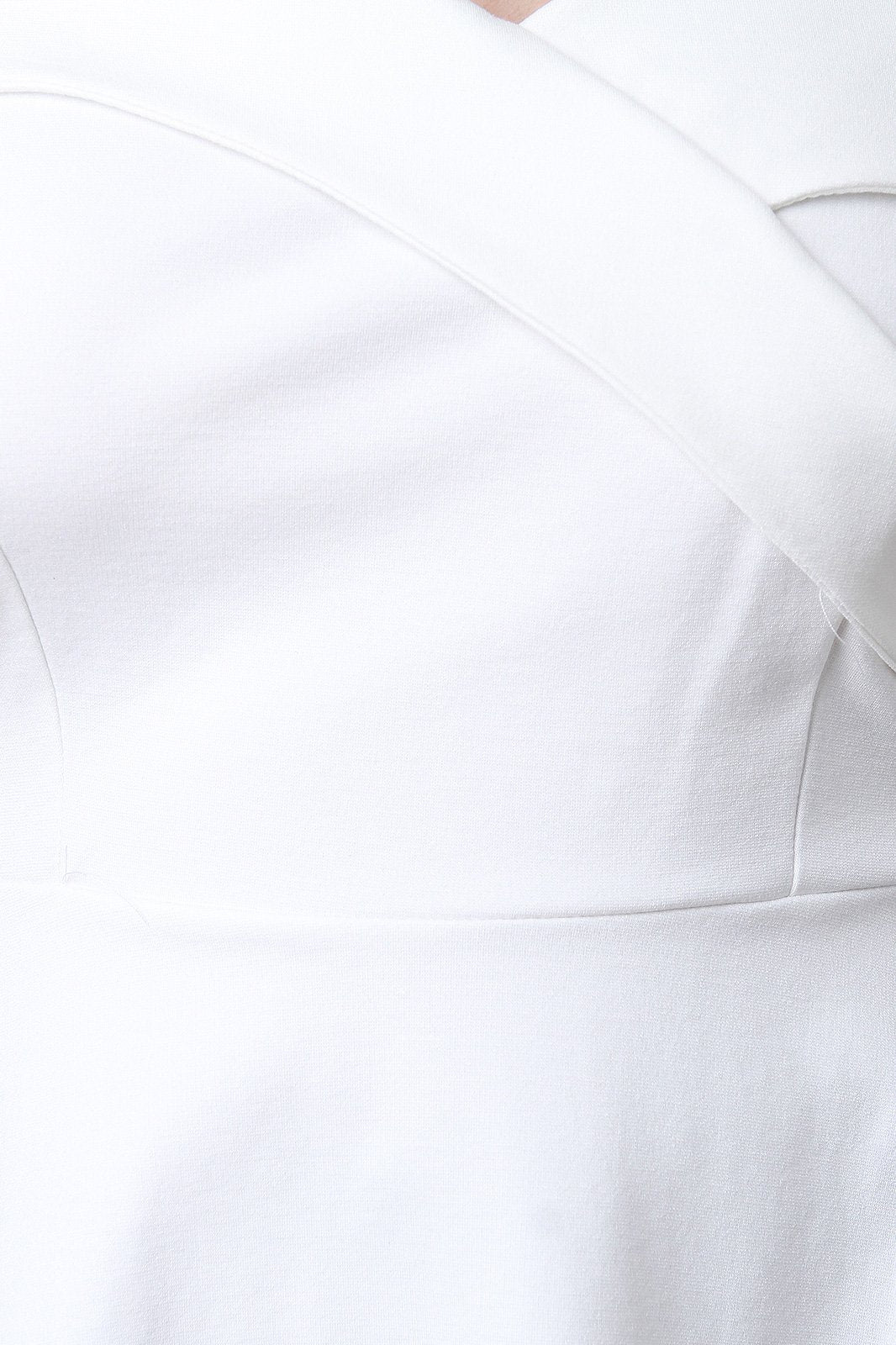 Fold Over Bardot Sweetheart Fit And Flare Dress - NoveltyOne