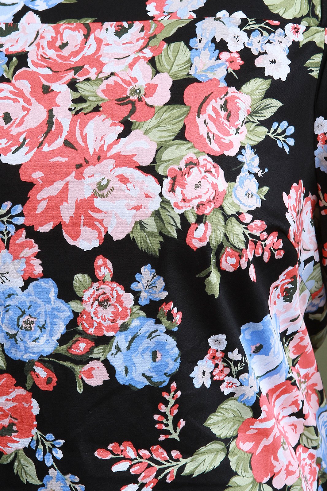 Floral Print Off-The-Shoulder Midi Dress