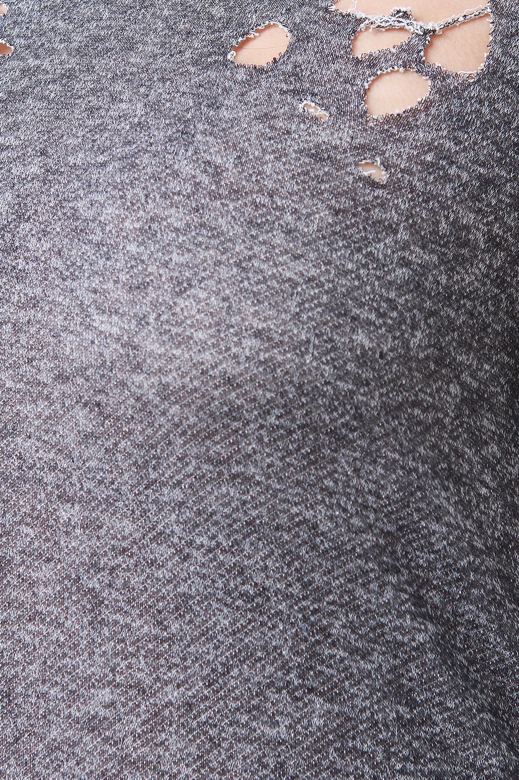 French Terry Knit Distressed Hooded Midi Dress - NoveltyOne