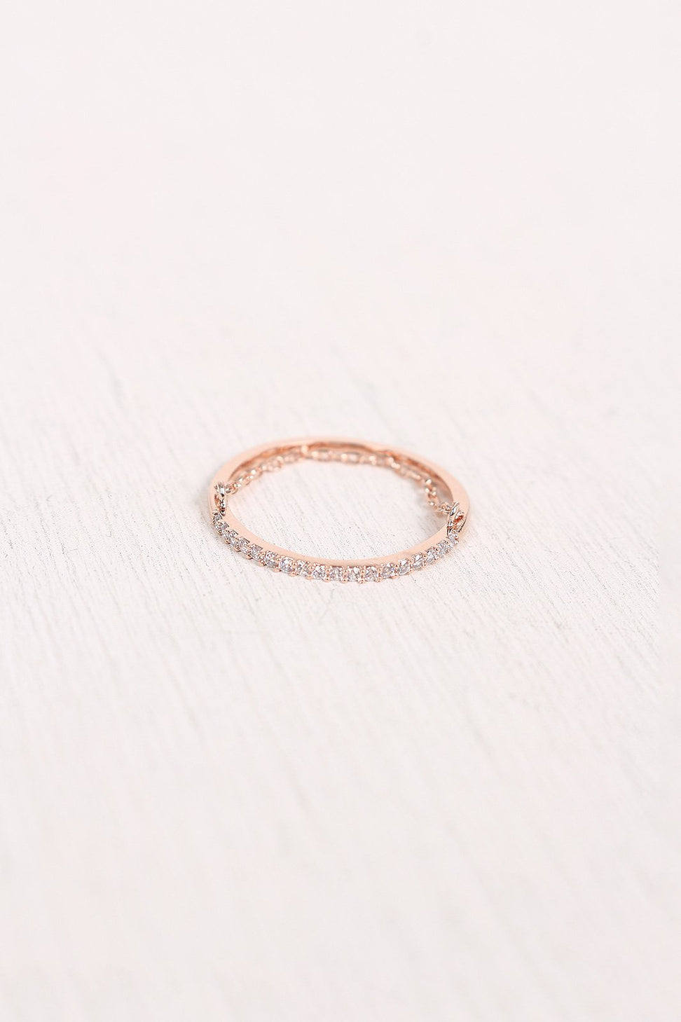 Twisted Hammered Ring Set