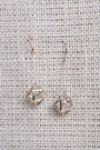 Geometric Caged Crystal Dainty Drop Earring - NoveltyOne