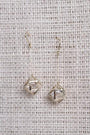 Geometric Caged Crystal Dainty Drop Earring - NoveltyOne