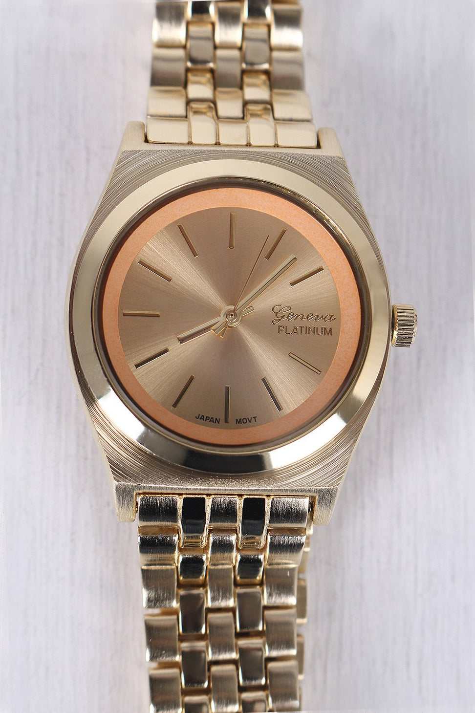 Slim Metallic Boyfriend Watch