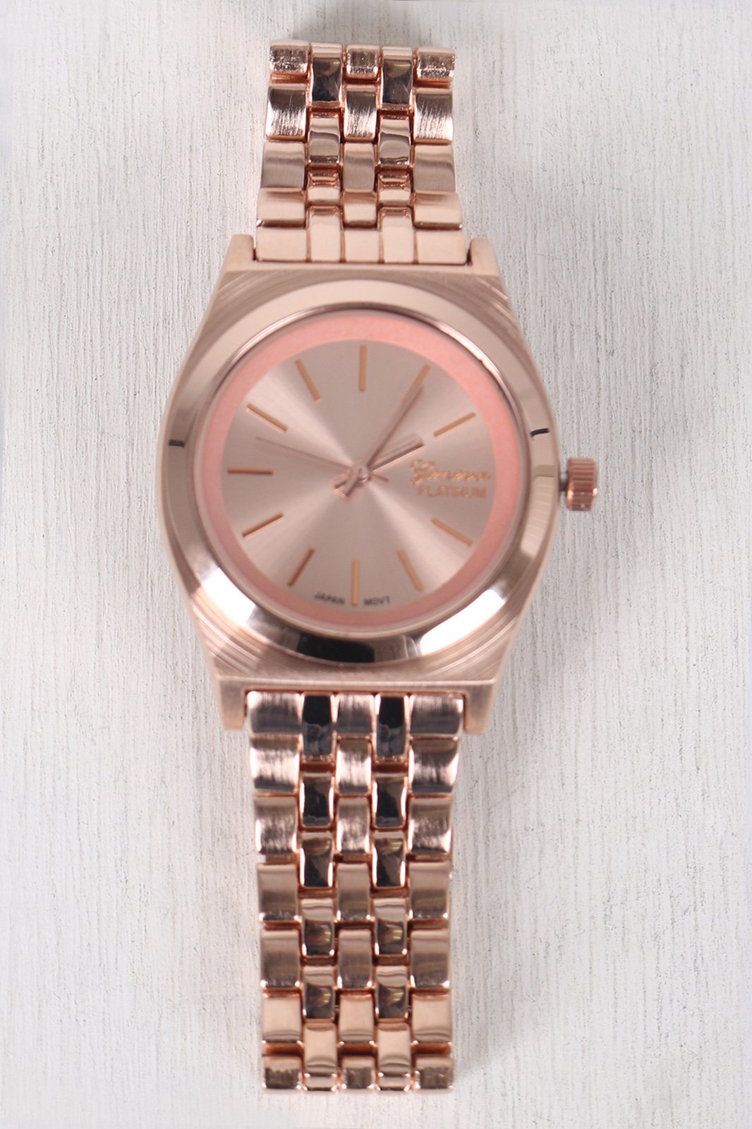 Slim Metallic Boyfriend Watch