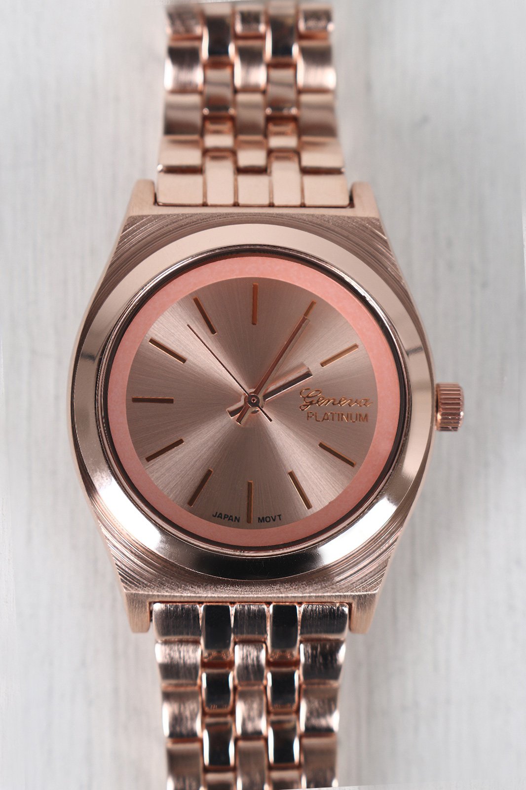Slim Metallic Boyfriend Watch