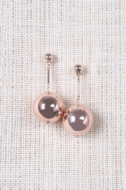 Large Ball Drop Earring