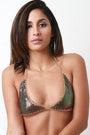 Chainmail Triangle Bralette Top