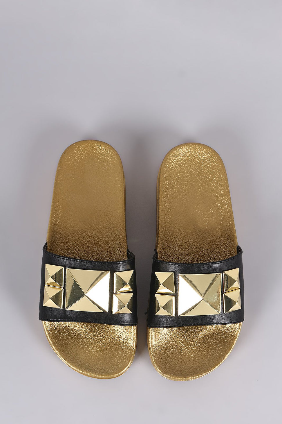 Shoe Republic LA Studded Slide Sandal