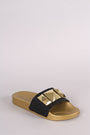 Shoe Republic LA Studded Slide Sandal