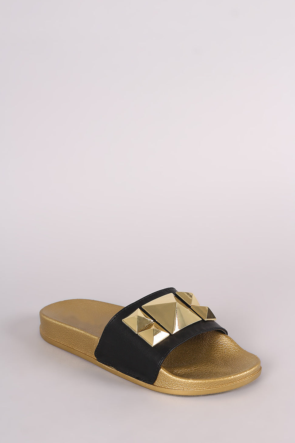Shoe Republic LA Studded Slide Sandal