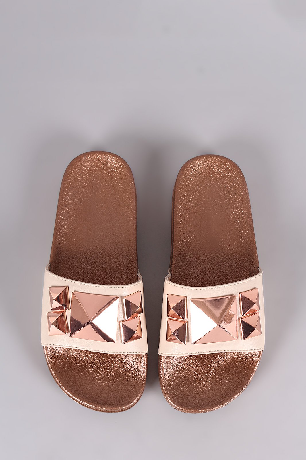 Shoe Republic LA Studded Slide Sandal