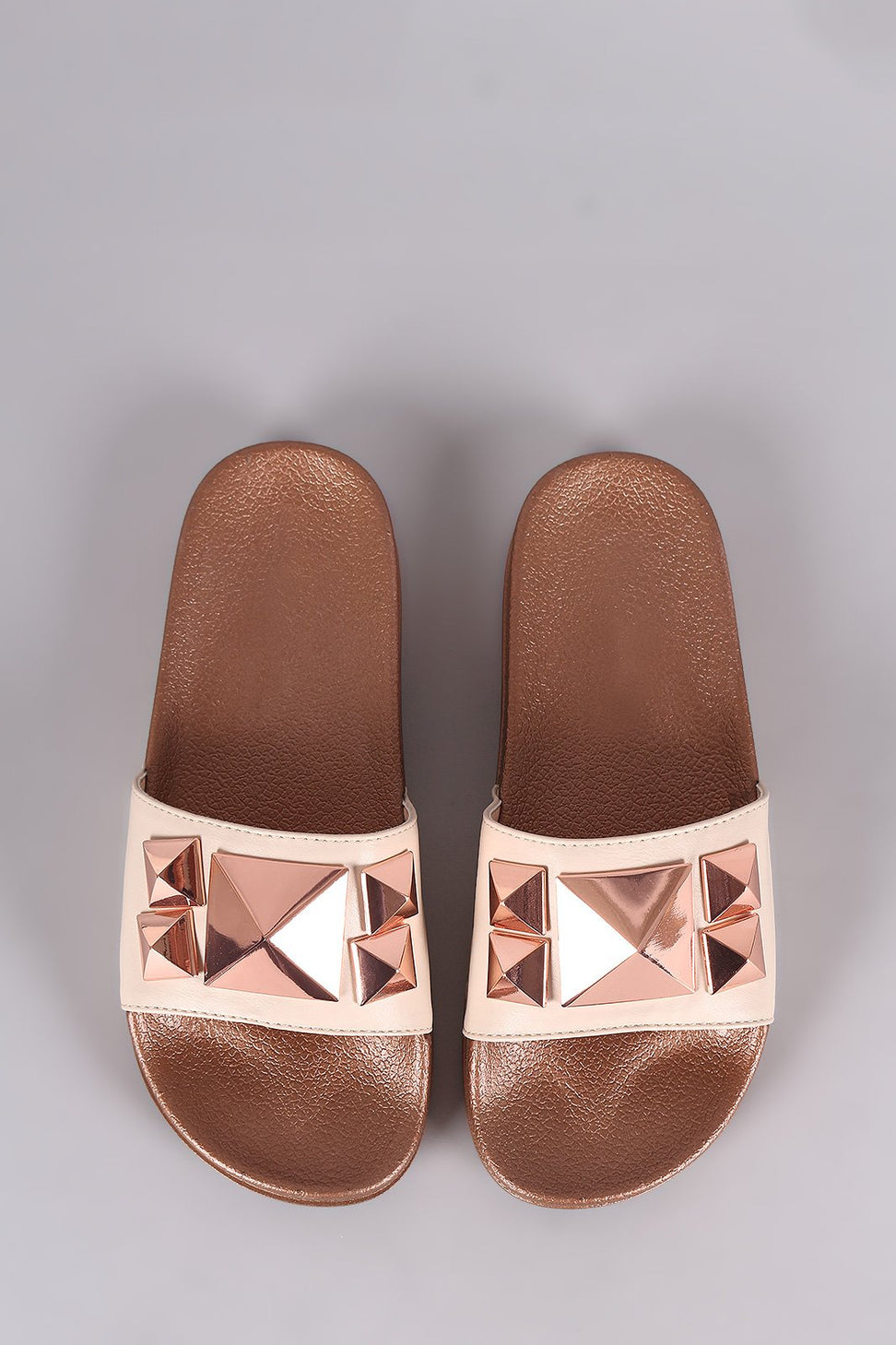 Shoe Republic LA Studded Slide Sandal