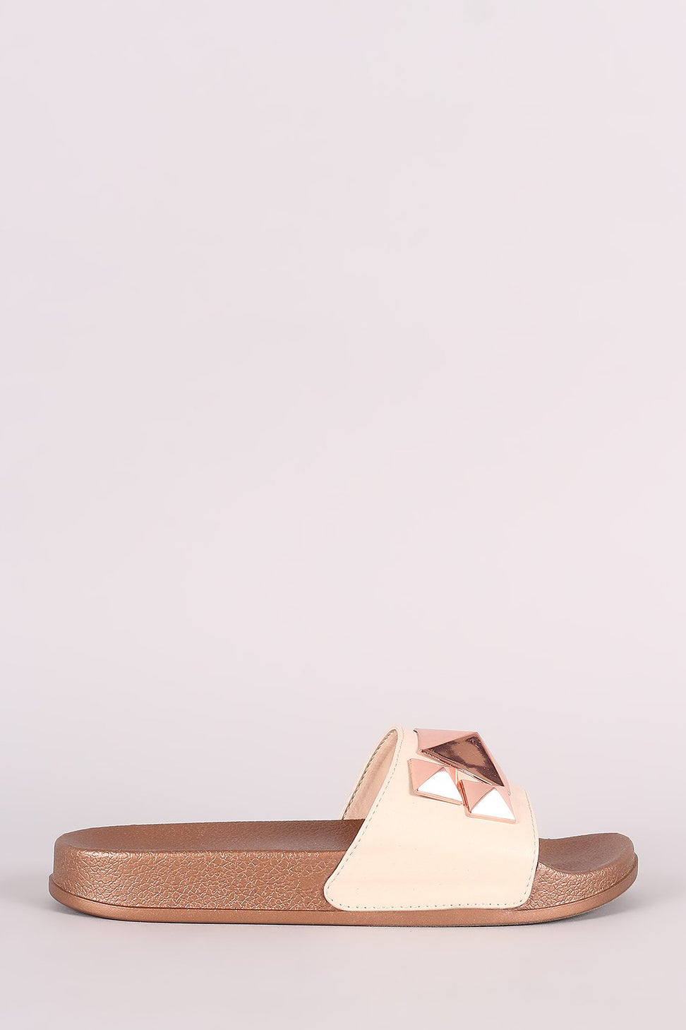 Shoe Republic LA Studded Slide Sandal