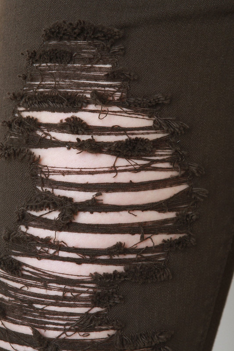 Distressed High Waisted Skinny Jeans - NoveltyOne