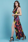 Halter Tropical Maxi Romper