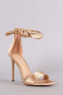 Liliana Satin Open Toe Side Knotted Bow Stiletto Heel - NoveltyOne