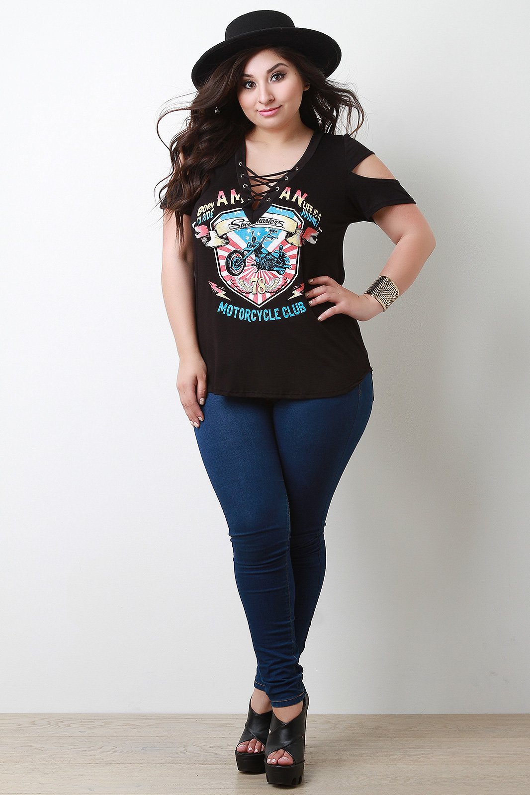 Motorcycle Club Vintage T-shirt Top - NoveltyOne