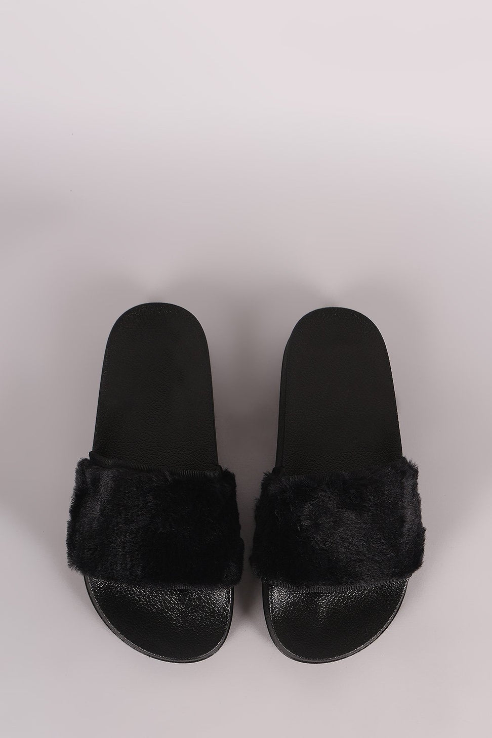 Soft Faux Fur Slide Sandal