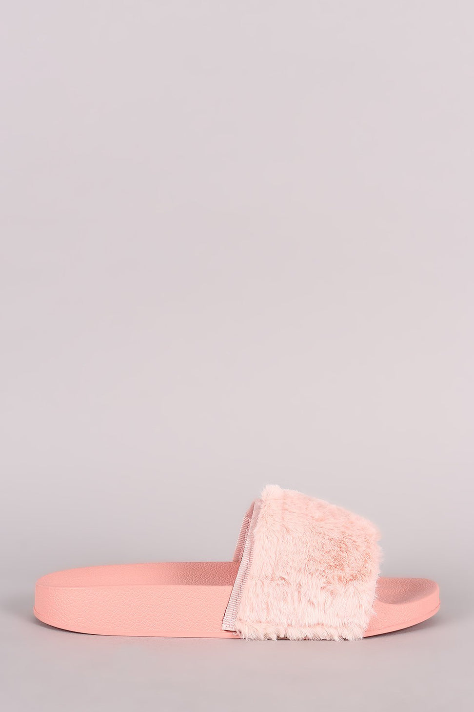 Soft Faux Fur Slide Sandal