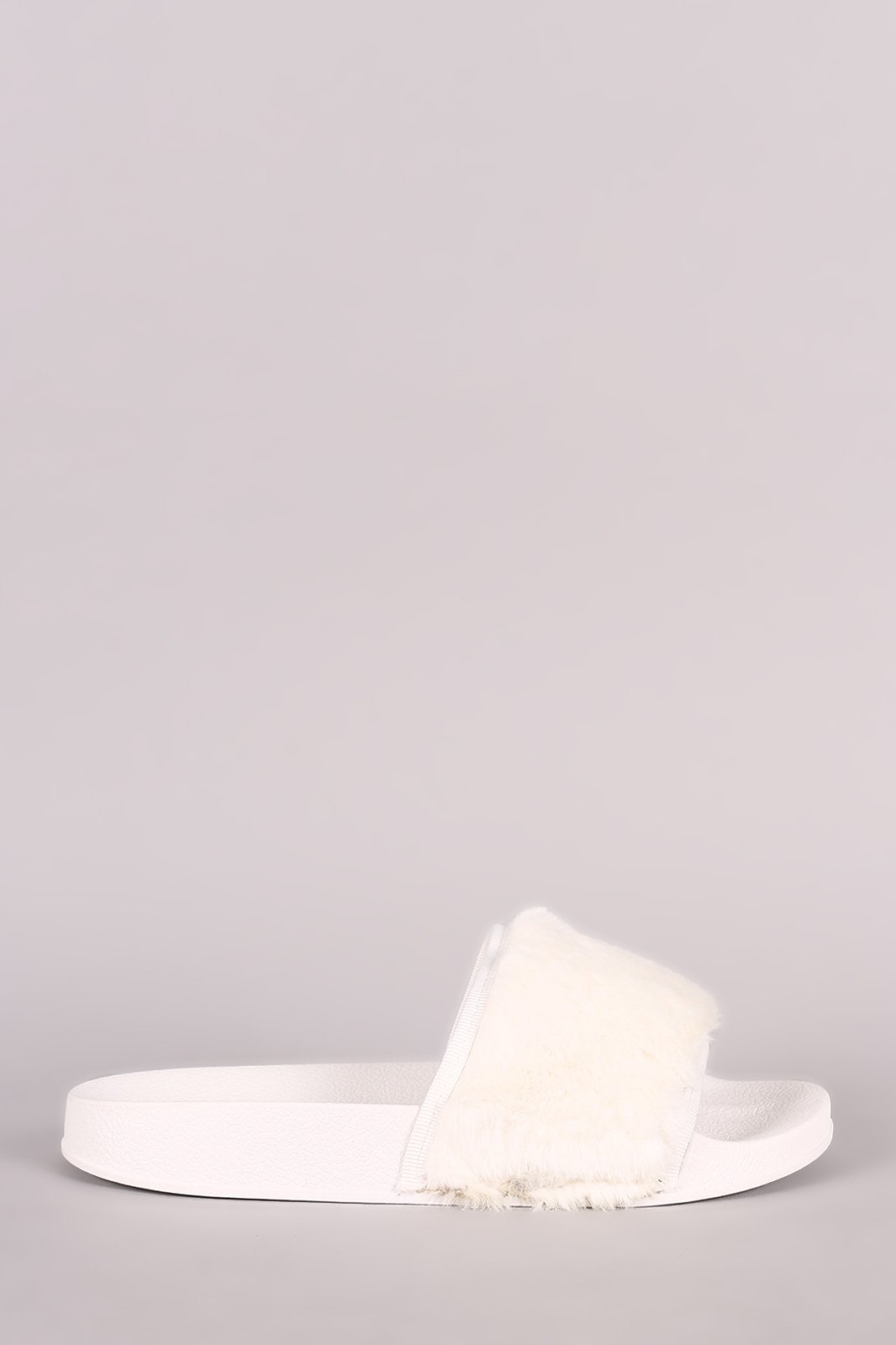 Soft Faux Fur Slide Sandal