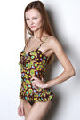 Neon Paisley Tankini - NoveltyOne