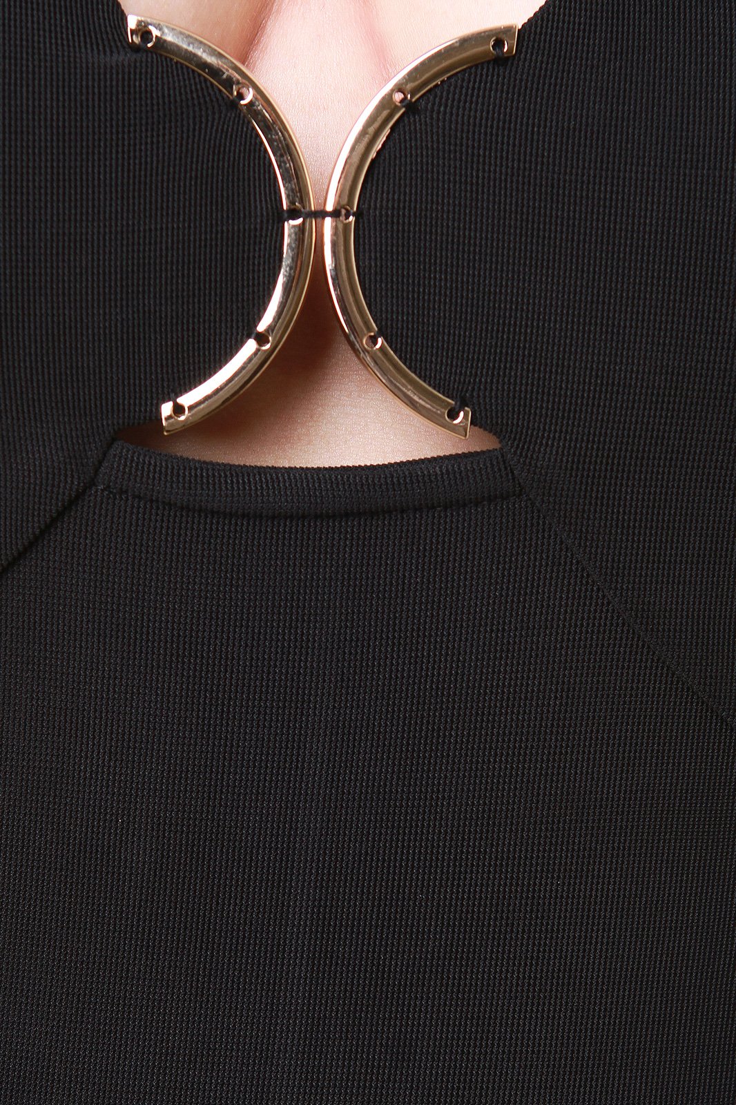 Scallop Keyhole Mock Midi Dress