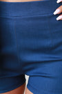 Fitted Denim High Waisted Shorts - NoveltyOne