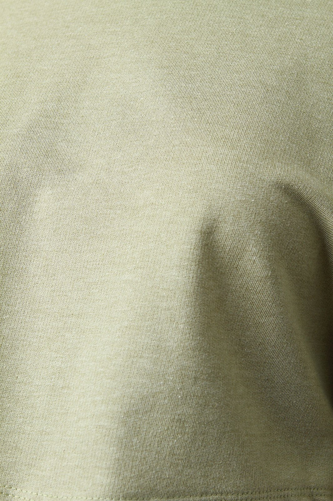 French Terry Back Self-Tie Boxy Crop Top - NoveltyOne