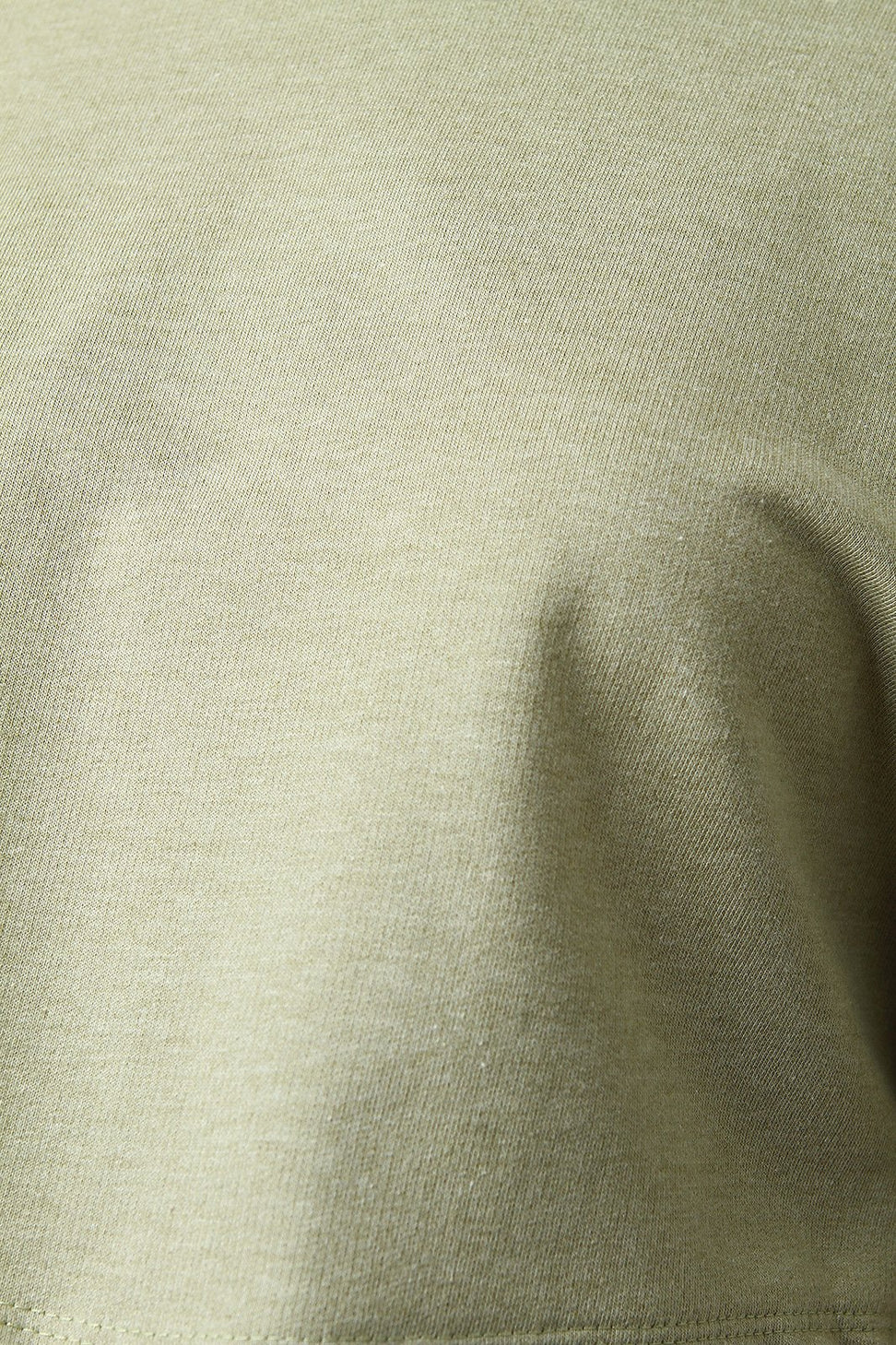 French Terry Back Self-Tie Boxy Crop Top - NoveltyOne