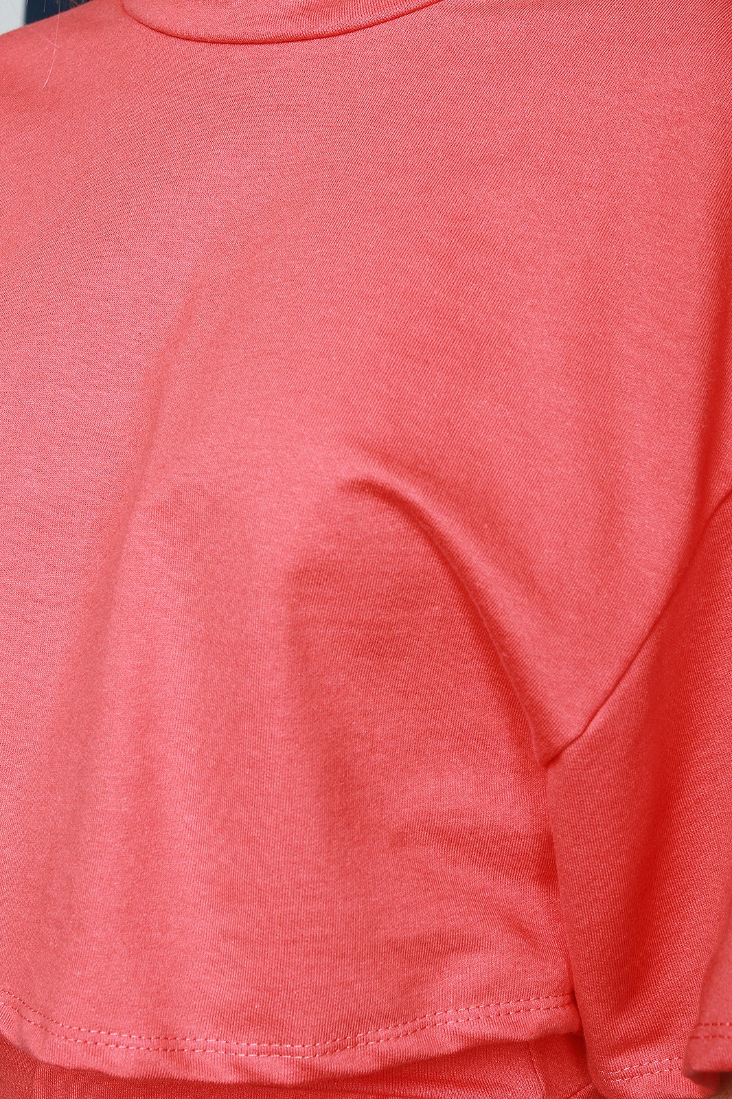 French Terry Back Self-Tie Boxy Crop Top - NoveltyOne