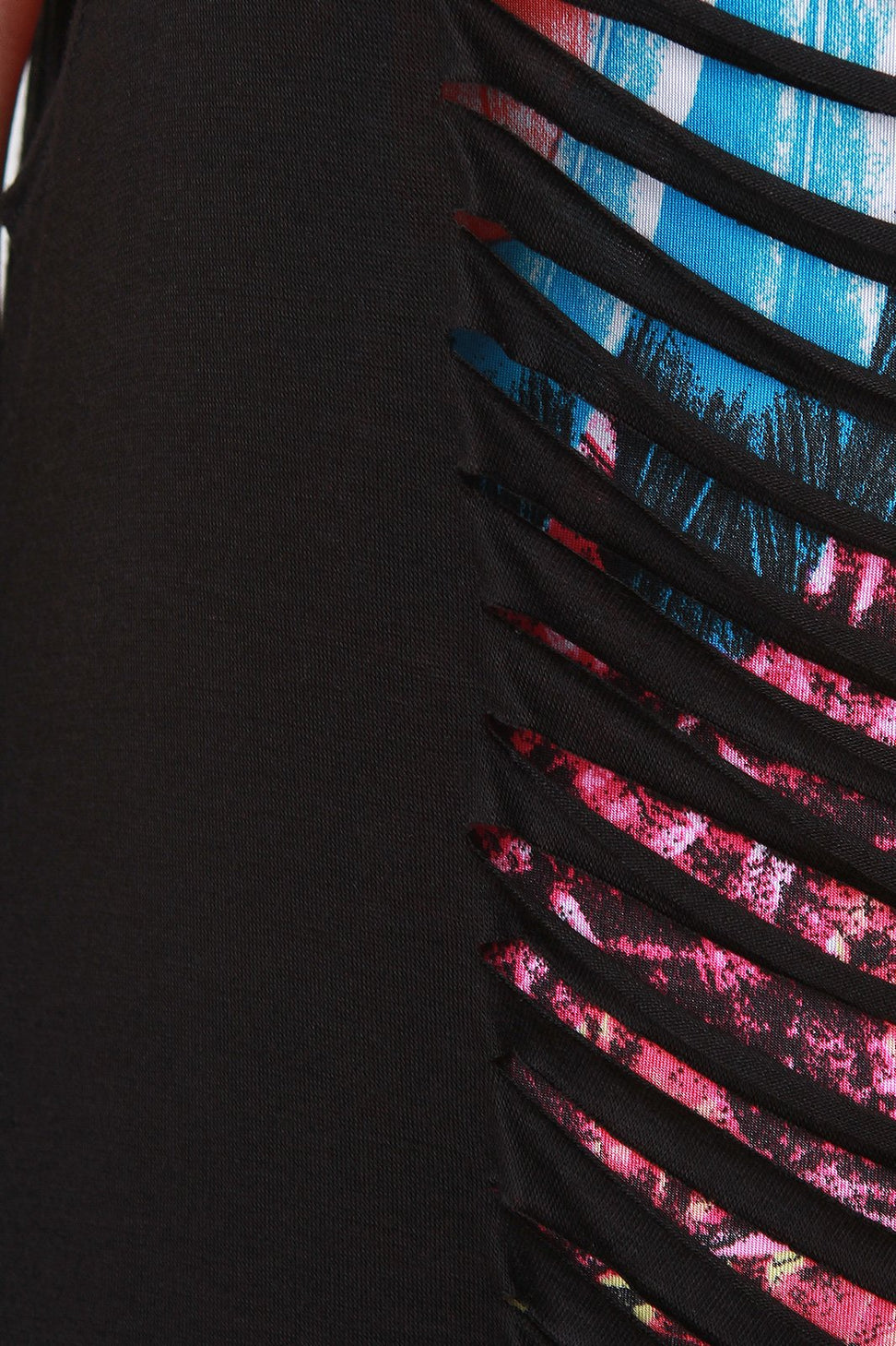 Slit Center Midi Cover-Up Top