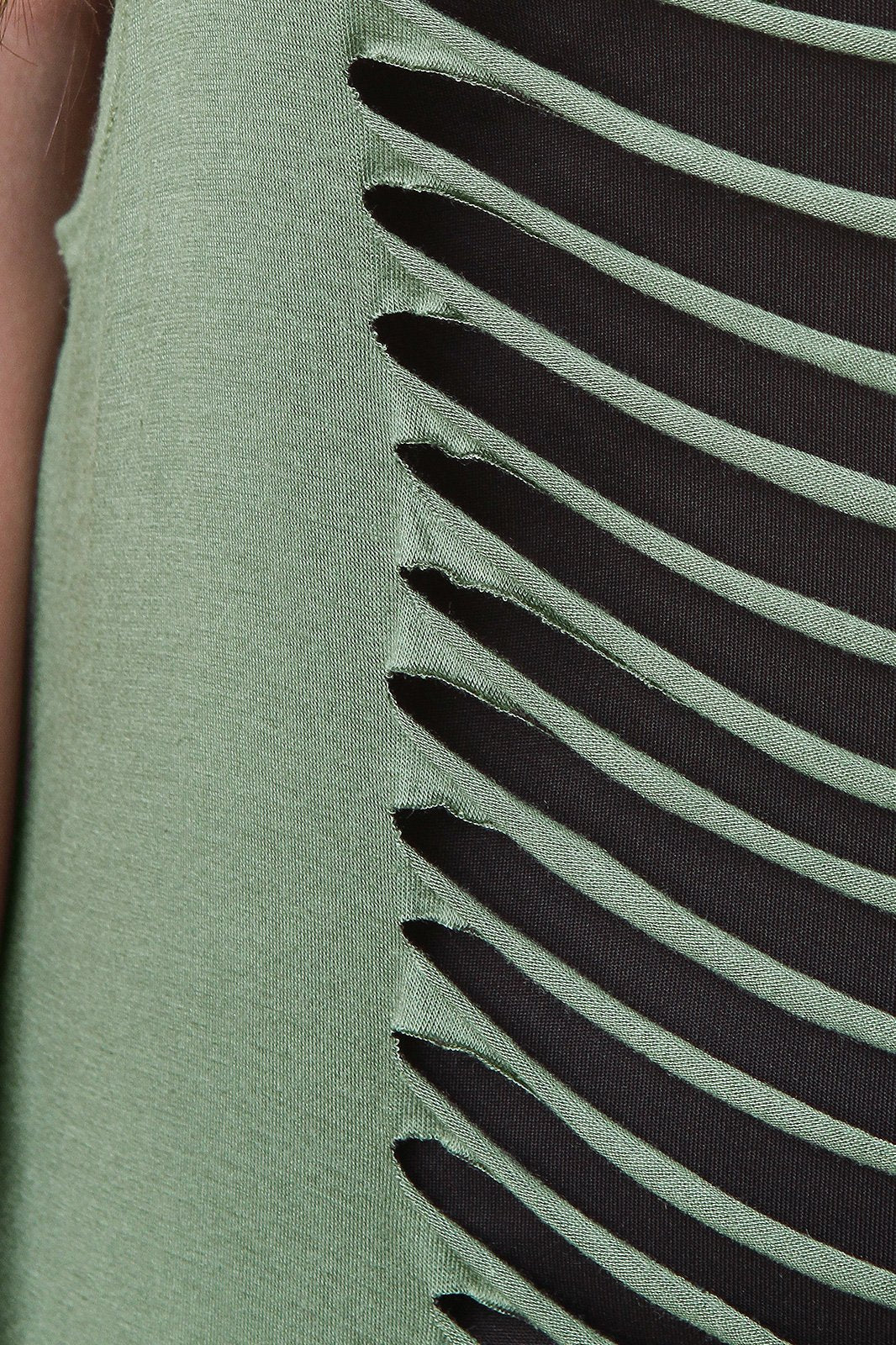 Slit Center Midi Cover-Up Top