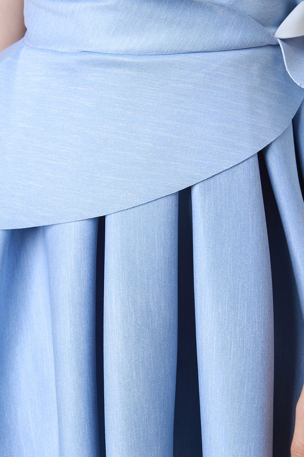 One Shoulder Drape Skater Dress