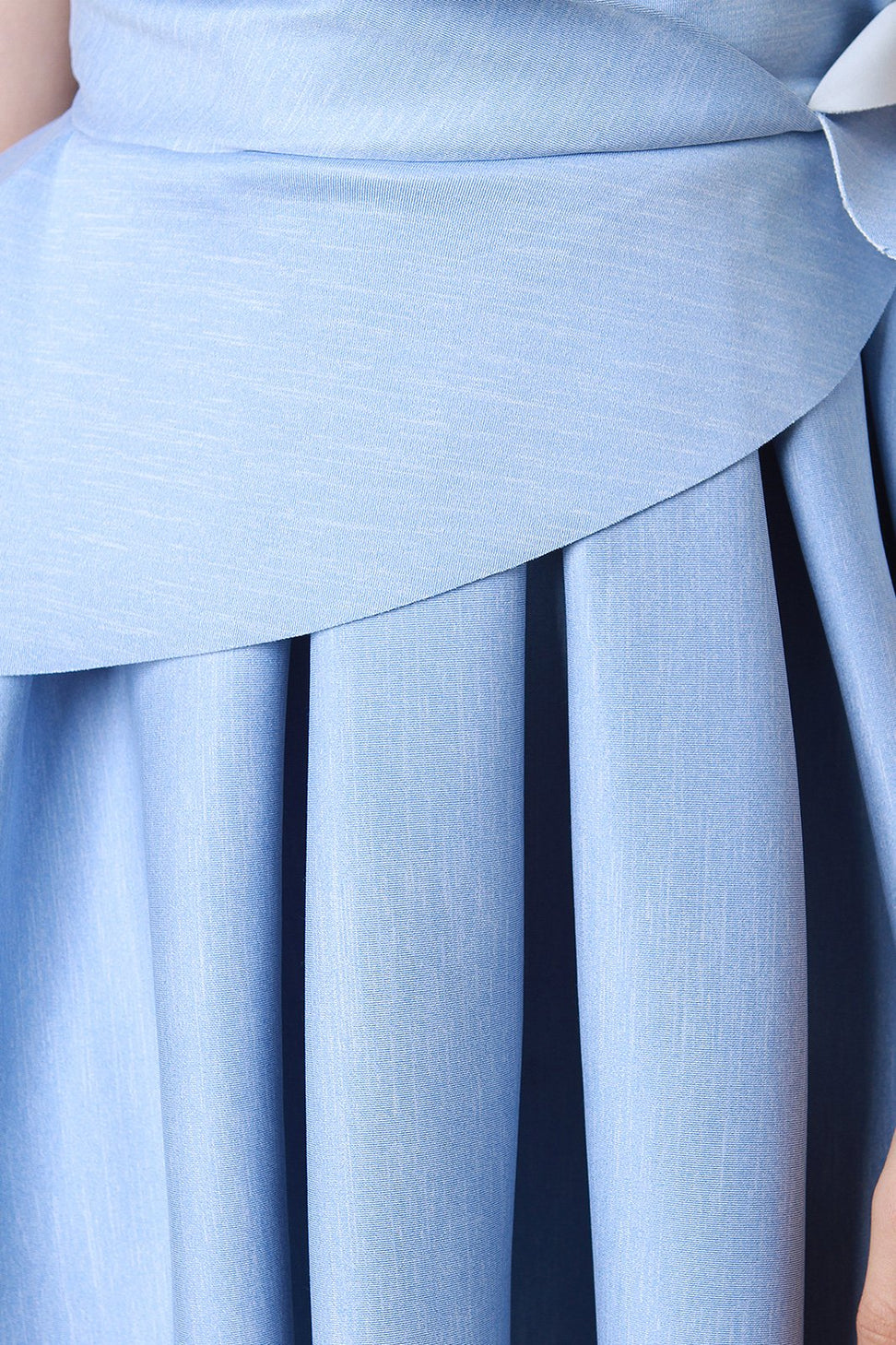 One Shoulder Drape Skater Dress