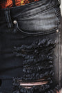 Distress Cheeky High Waisted Denim Shorts - NoveltyOne