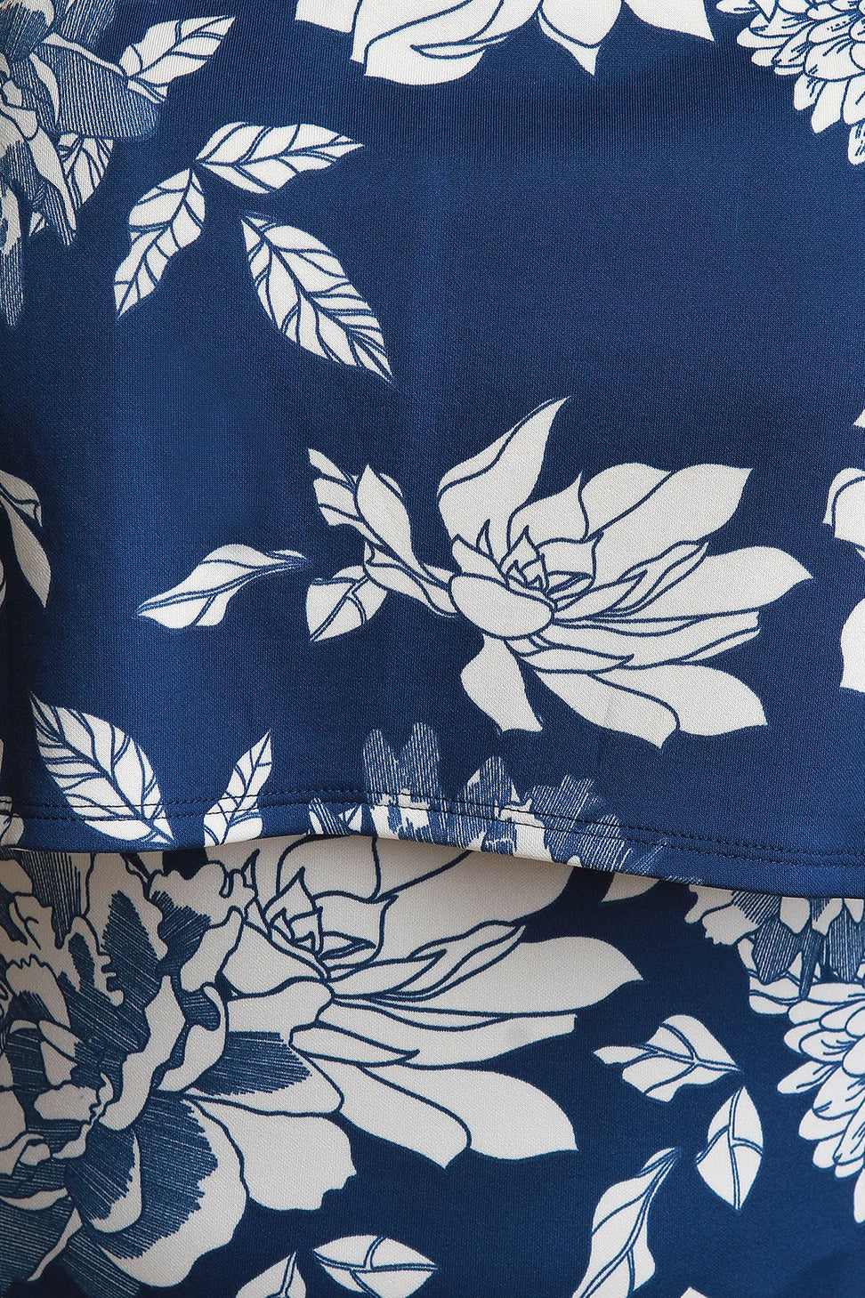 Floral Square Neck Tiered Midi Dress