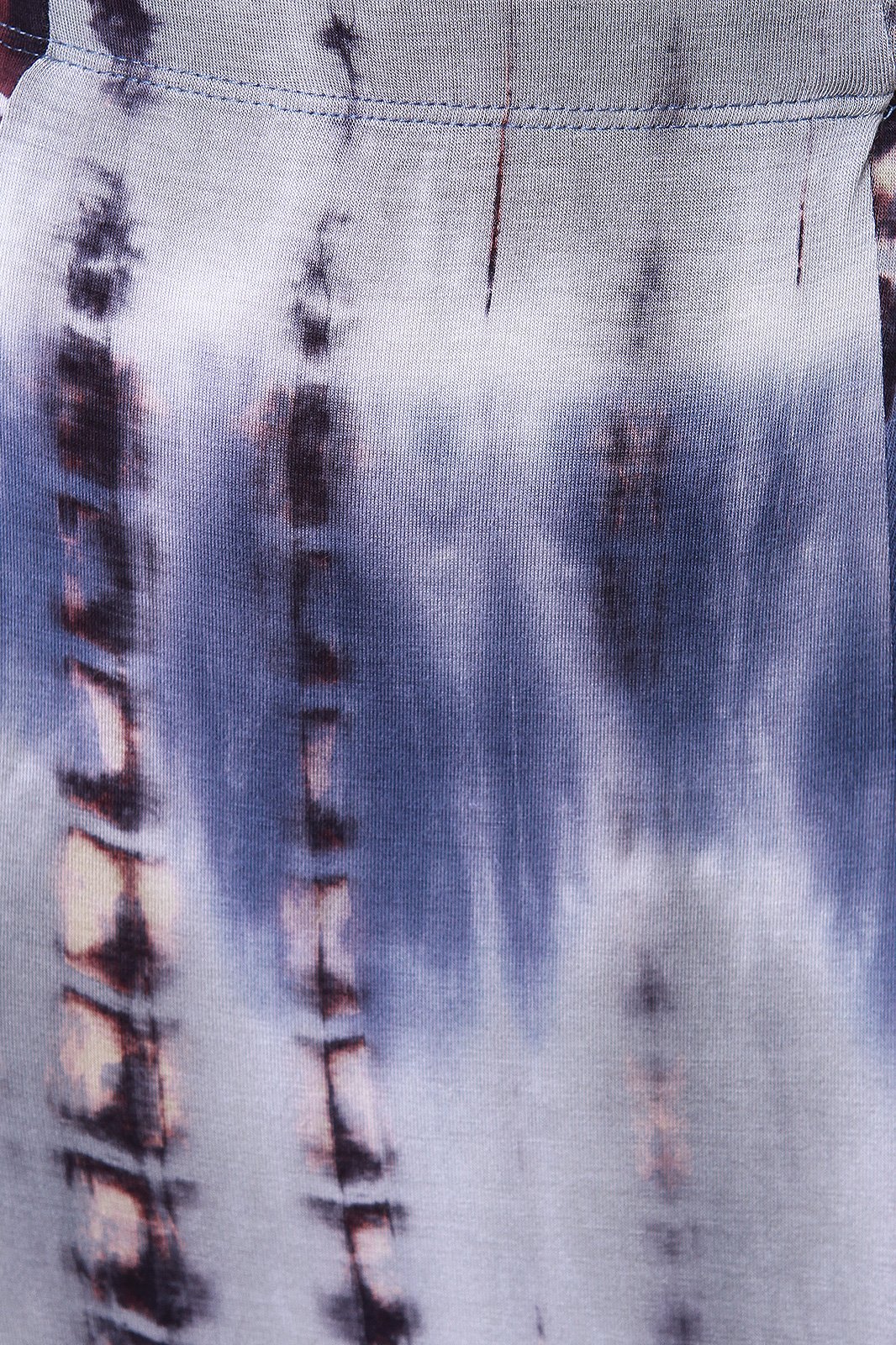 Tie Dye Jersey Knit Halter Crop Top With High Rise Skirt Set