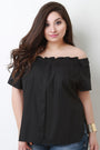 Off-The-Shoulder Short Sleeves Top